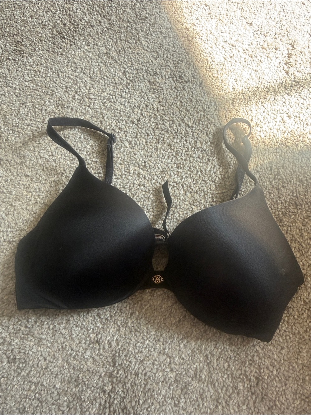 Victoria's Secret Black Seamless T-Shirt Bra